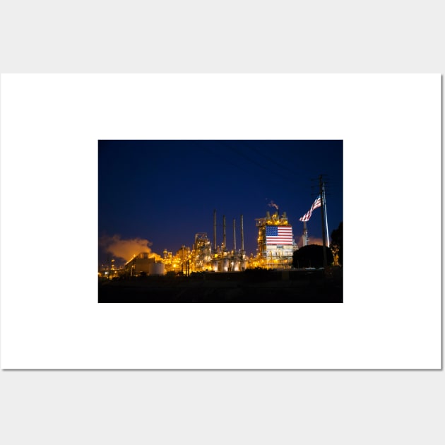 Oil Refinery, California, USA (C021/9297) Wall Art by SciencePhoto